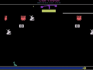 Carnival title screen for Atari 2600